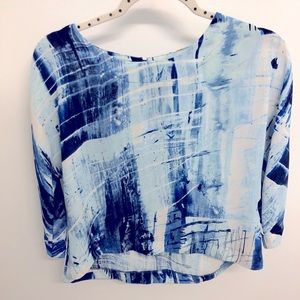 Aqua Blouse Size Small